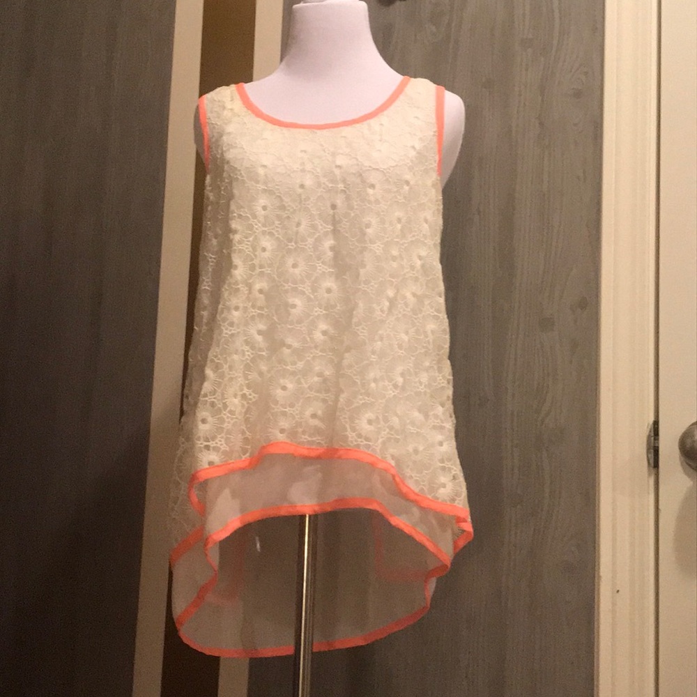 Size small sleeveless shirt from local boutique